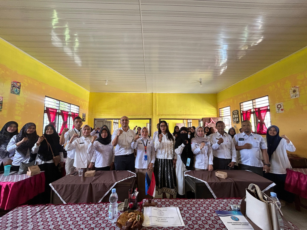 KKG Gugus 2 Kecamatan Binjai Sinergi  BNNK Langkat, Perkuat Sosialisasi "IKAN" untuk Lindungi Generasi Muda.