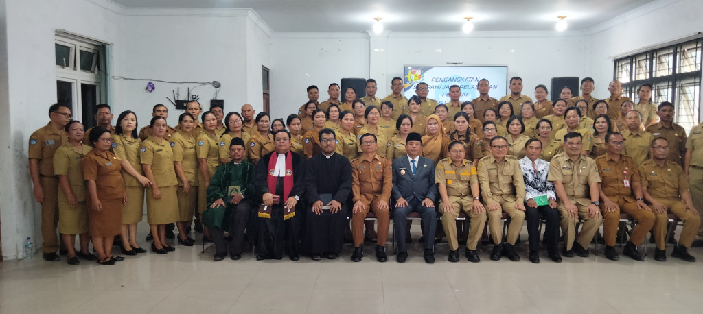 Lantik Kepala Sekolah Menengah Pertama dan Sekolah Dasar,Bupati Karo: Tingkatkan Kualitas Pendidikan Ikuti Aturan