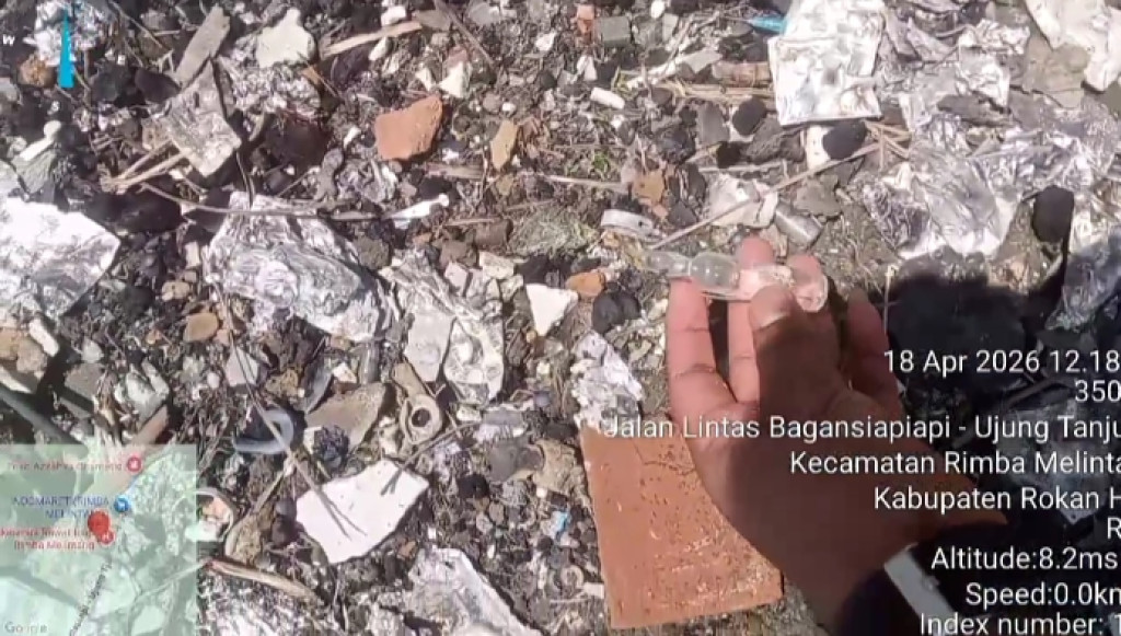 Limbah B3 Berserakan di Puskesmas Rimba Melintang, Kapus Dinilai Tak Kooperatif Beri Klarifikasi