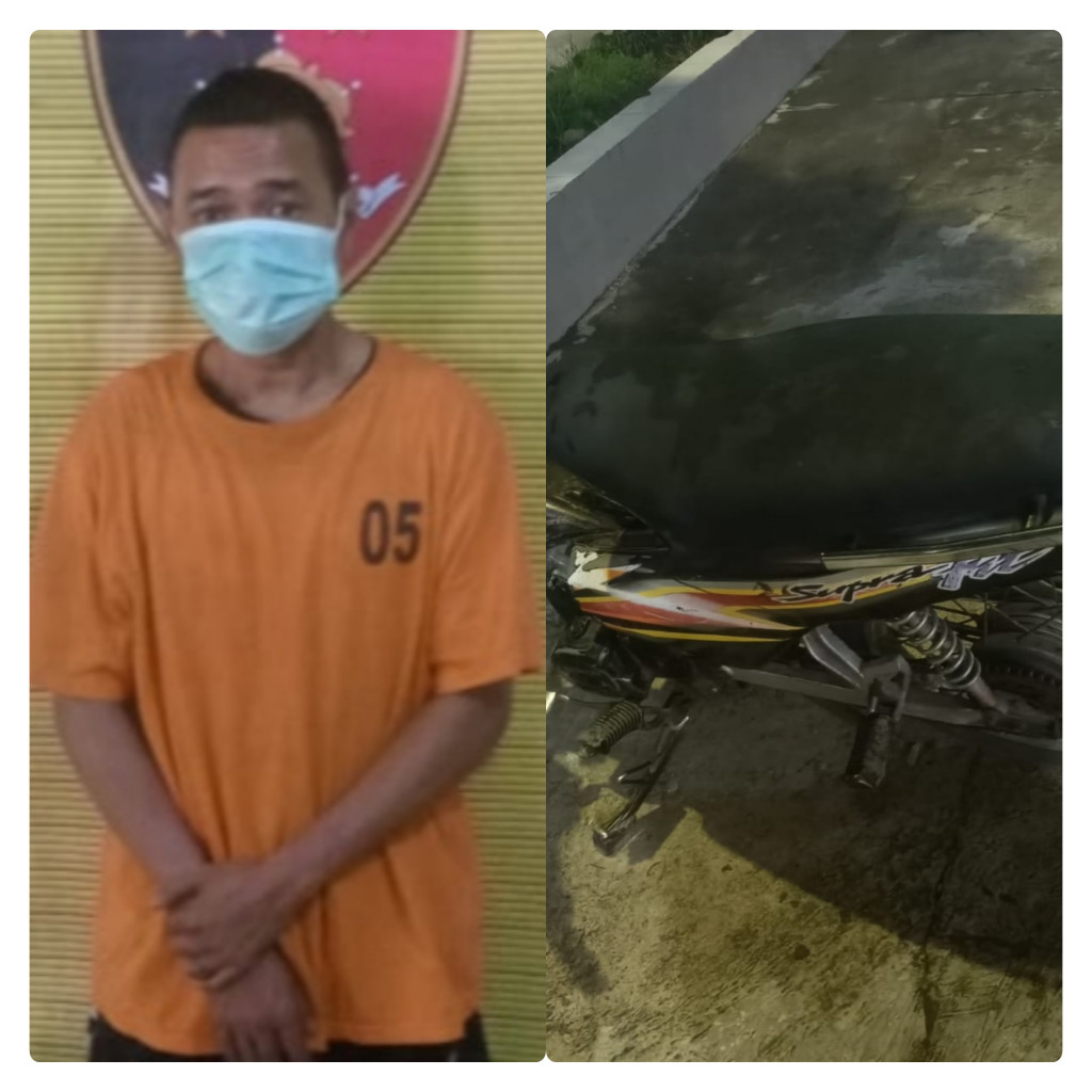 Maling Sepeda Motor Diteras Rumah, Pelaku Diamankan Polres Binjai