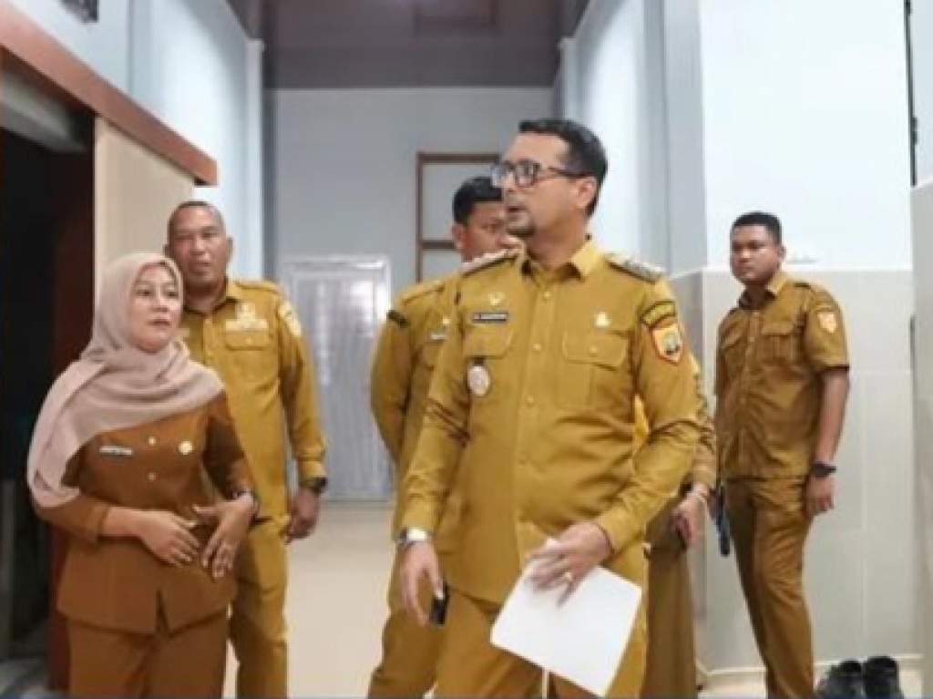 Pastikan Mutu Layanan, Bupati Labusel Tinjau Pembangunan Cathlab dan Ruang Isolasi RSUD Kotapinang