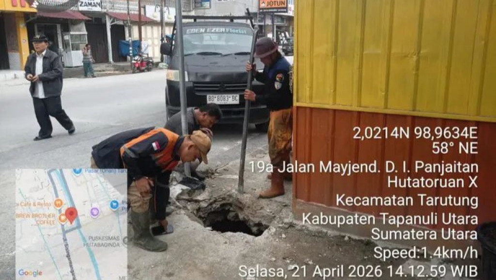 Pemkab Taput Lakukan Normalisasi Saluran Drainase Sejumlah Titik Banjir di Tarutung