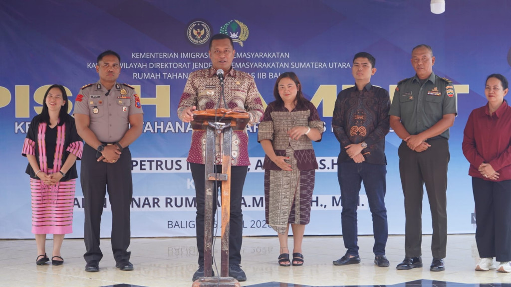 Pisah - Sambut Ka. Rutan Kelas IIBalige Bupati: Perkuat Tali Silaturahmi dan Koordinasi