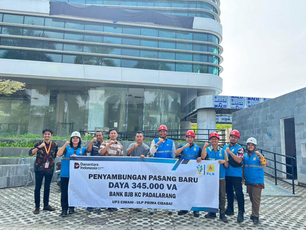 PLN UP3 Cimahi Percepat Layanan, Penyambungan Listrik Bank BJB Berjalan Optimal