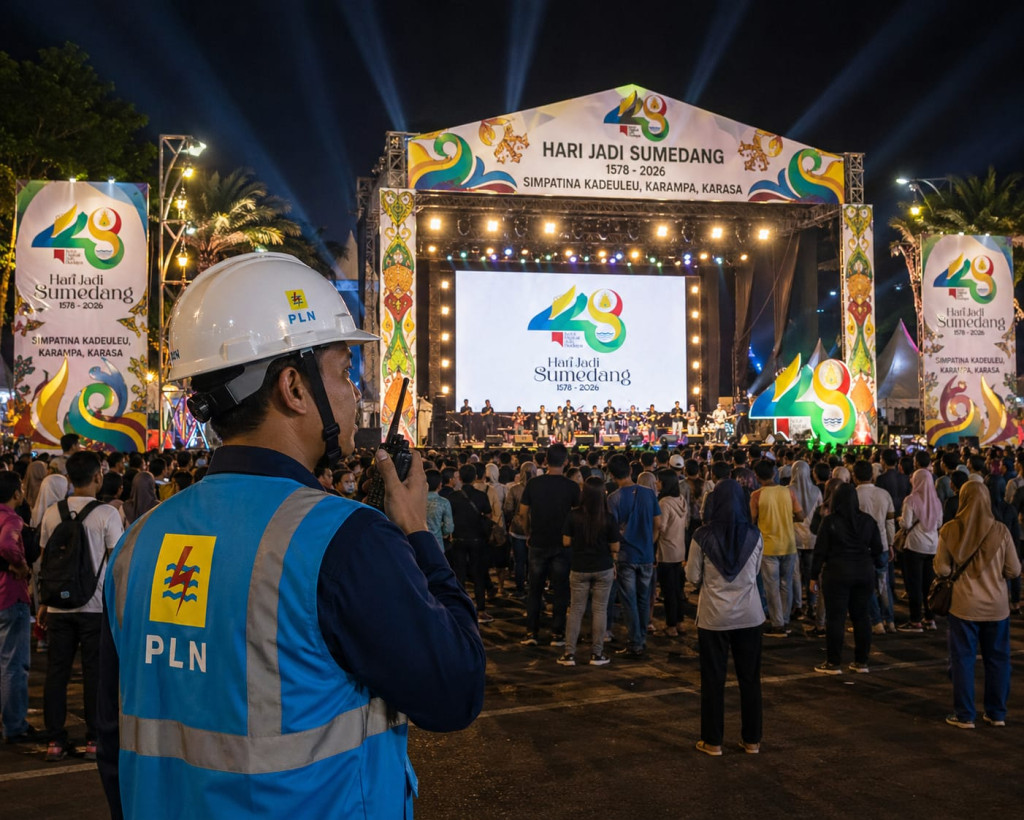 PLN UP3 Sumedang Siagakan Kelistrikan Tanpa Kedip pada Puncak HJS ke-448
