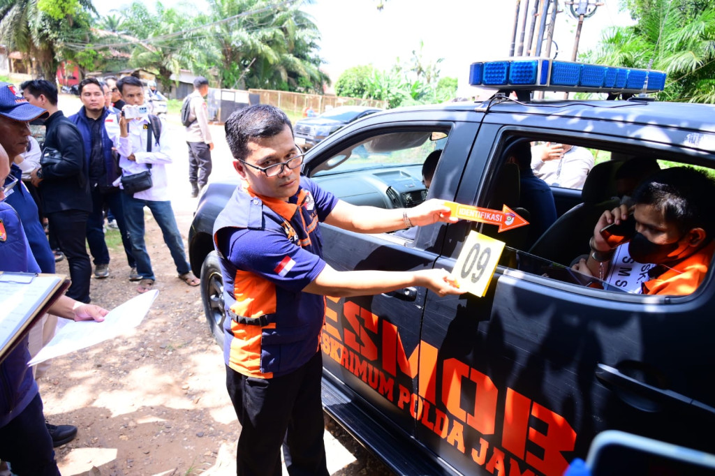 Polda Jambi Gelar Rekonstruksi Kasus Tindak Pidana Rudapaksa