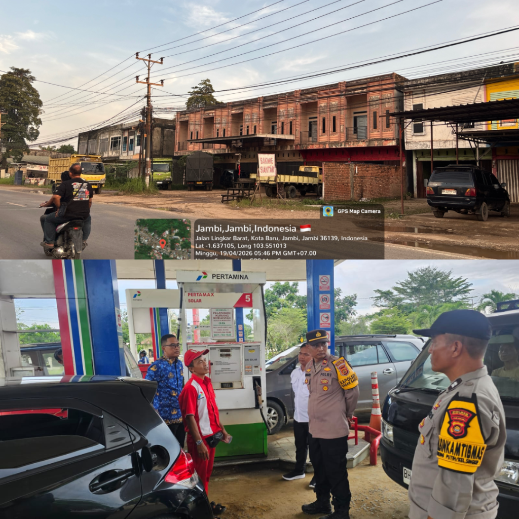 Polda Jambi Patroli ke SPBU Pantau Ketersedian BBM, Mirisnya Dipinggiran Kota Jambi Menjamur tempat Diduga Penampungan BBM Subsidi