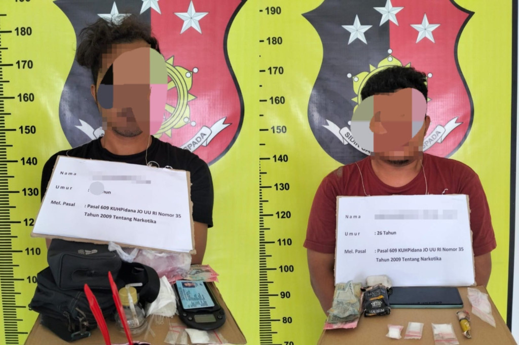 Polisi Bongkar Peredaran Sabu di Sumut, Dua Pria Ditangkap dengan Puluhan Paket Siap Edar
