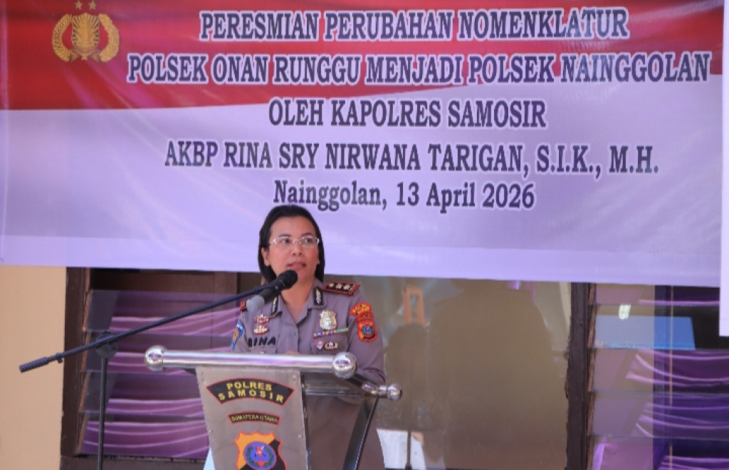 Polsek Onan Runggu Berubah Nama Menjadi Polsek Nainggola