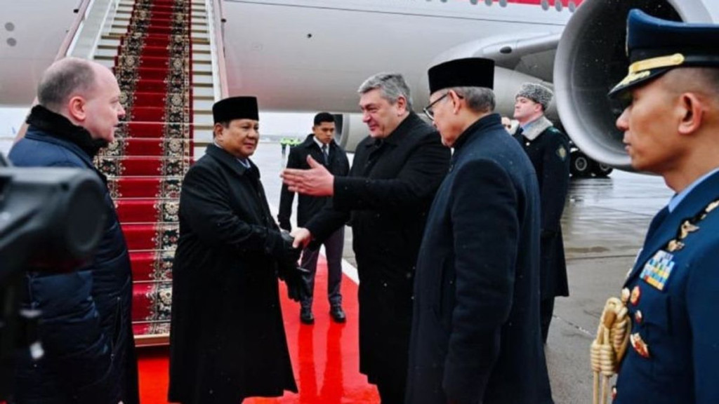 Prabowo Subianto Tiba di Moskow Perkuat Hubungan Bilateral Indonesia Rusia