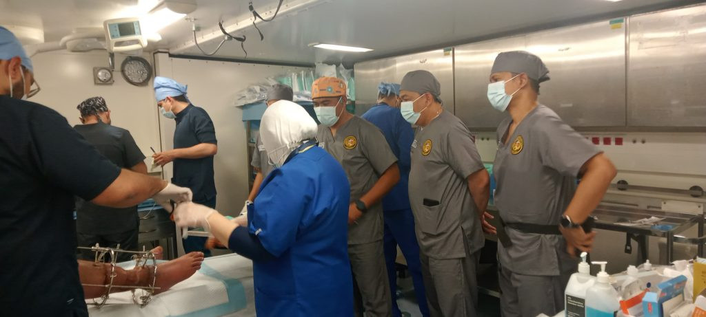 Satgas Patriot Husada-VI Layani Ratusan Pasien di RS Terapung UEA di Mesir