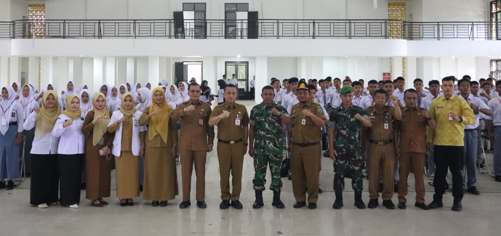 Sekda. Buka Seleksi Paskibraka Kabupaten Paluta