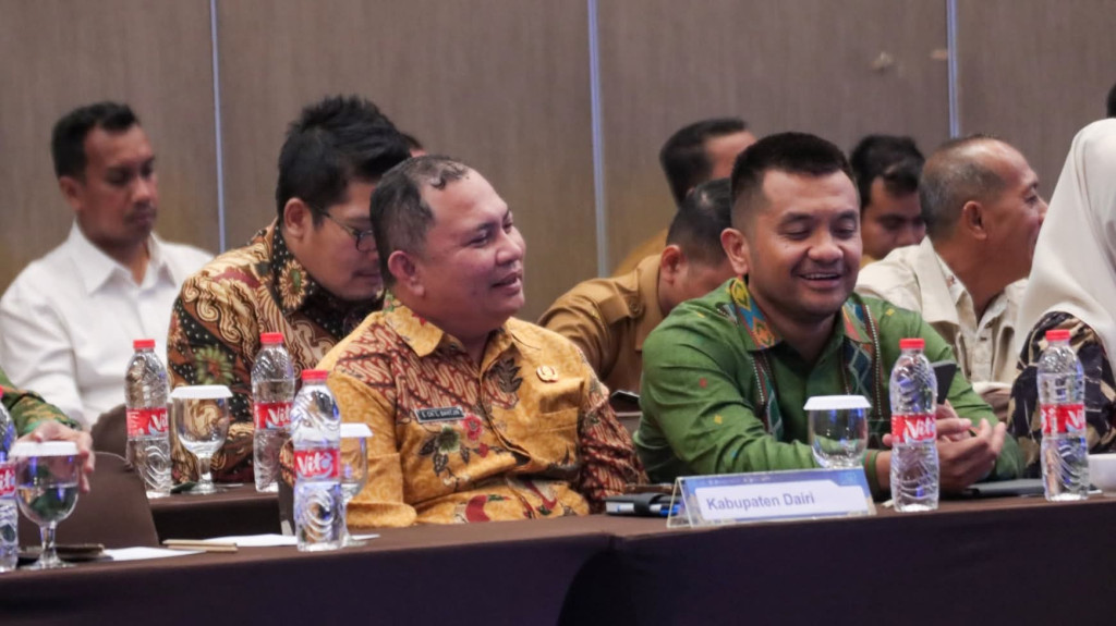 Sekdakab Dairi Hadiri Rakorwil dan HLM P2DD Wilayah Kerja Kantor Perwakilan BI Provsu