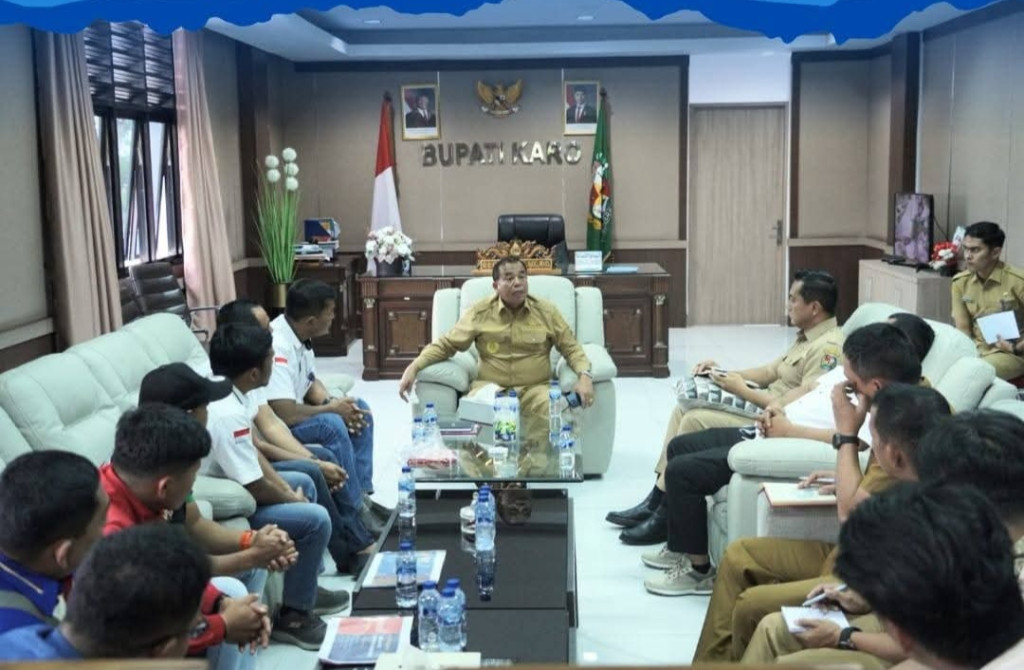 Terima Audensi Pengurus KONI, Bupati Karo Tegaskan Komitmen Peningkatan Prestasi Olahraga Daera