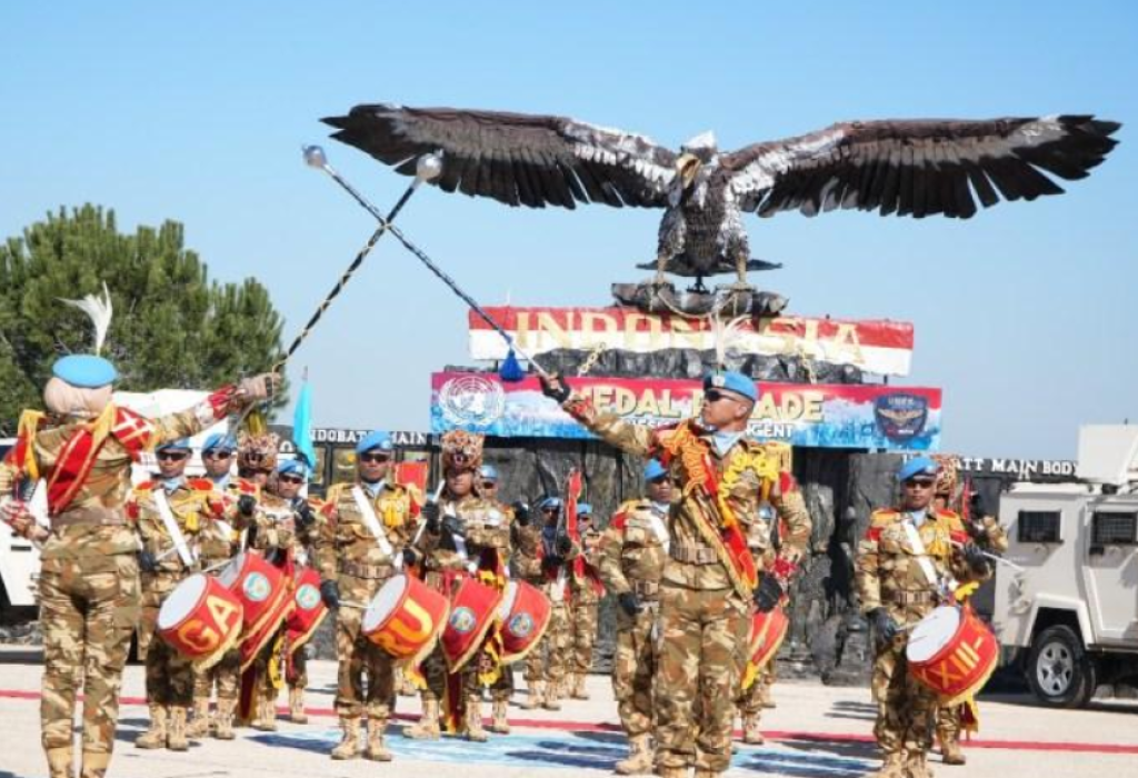 Upacara Khidmat Unifil Iringi Kepulangan Pahlawan Indonesia