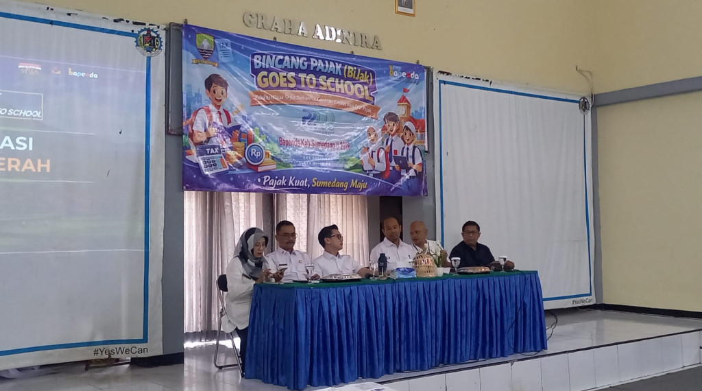 Wabup Sumedang Luncurkan “Bincang Pajak Goes to School” di SMAN 1 Sumedang