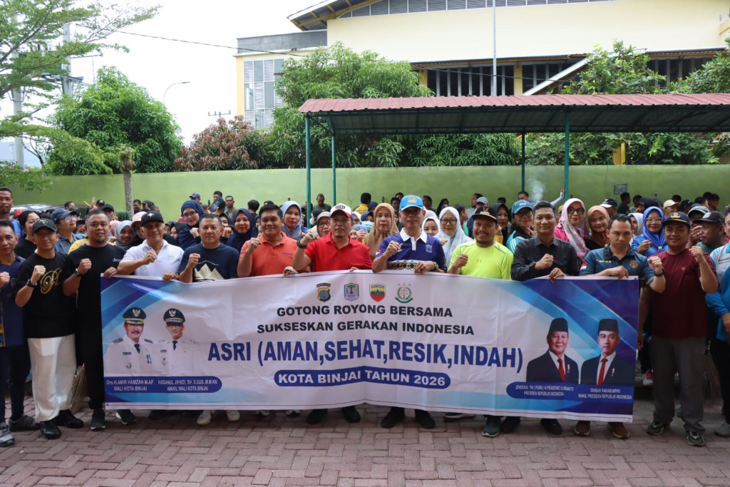 Wujudkan Kota Bersih, Pemko Binjai Ajak Warga Aktif dalam Gerakan Indonesia Asri