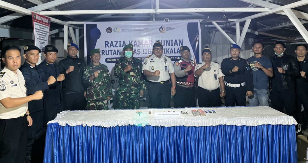 Wujudkan Rutan Bebas Narkoba, Rutan Sidikalang Kembali Gelar Razia Gabungan Insidentil