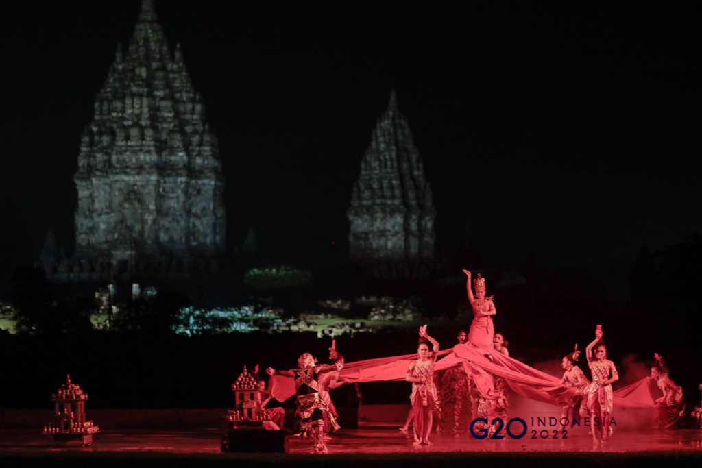 Acara Gala Dinner G20 di Prambanan Disambut Dramatari Roro Jonggrang