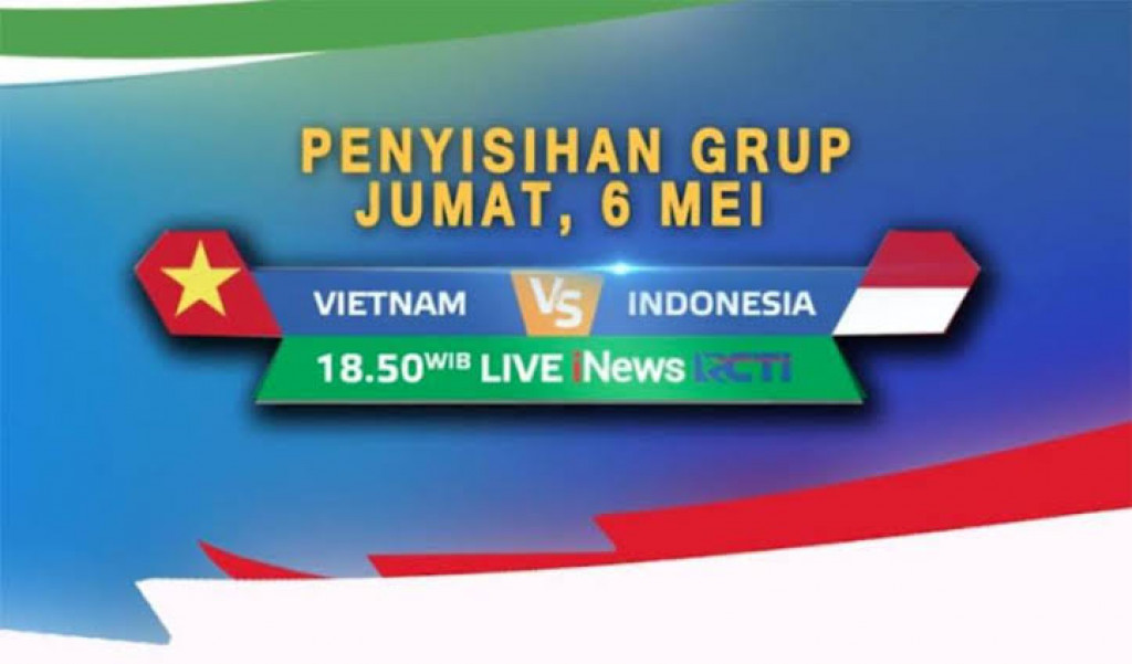 Begini Head to Head Indonesia vs Vietnam di SEA Games yang Akan Berlangsung Malam Ini