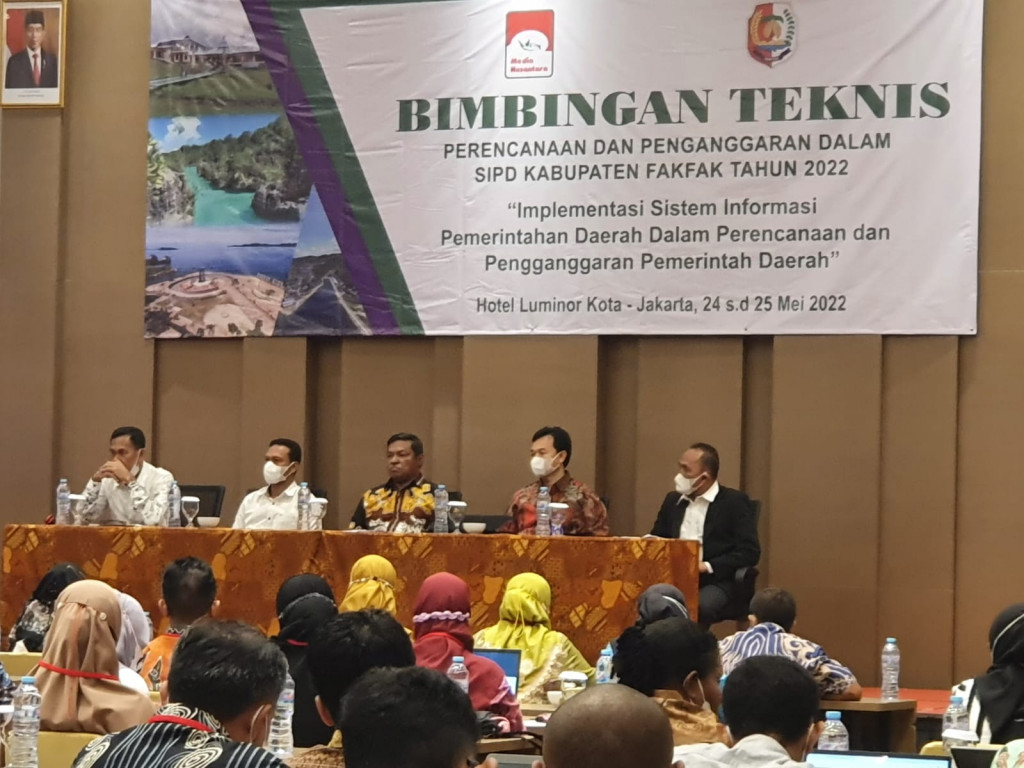Bimtek Sistim Informasi Pemerintahan Daerah (SIPD) Kabupaten Fakfak Digelar di Jakarta
