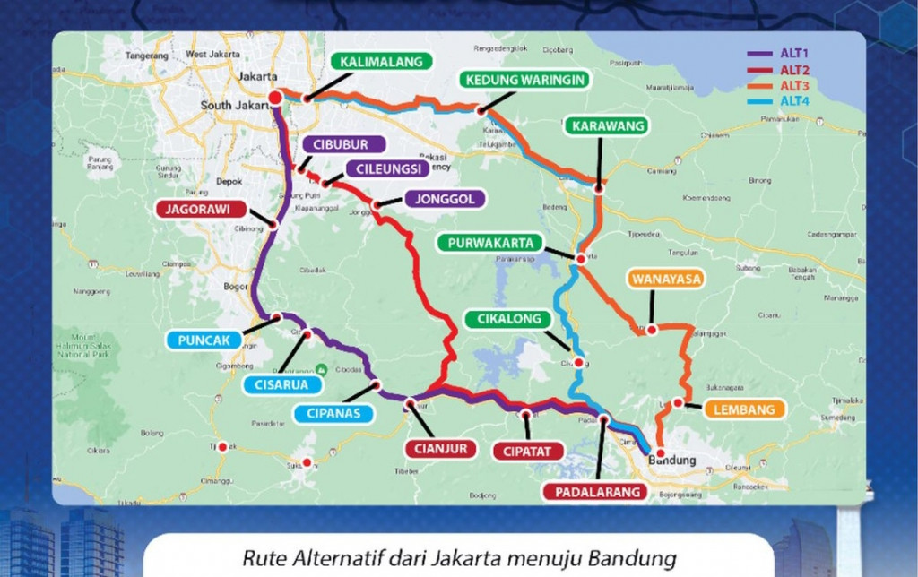 Polisi Sarankan 3 Rute Alternatif saat One Way Arus Lebaran di Tol Trans Jawa