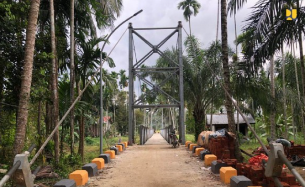 PUPR Mulai Bangun 4 Jembatan Gantung di Provinsi Aceh Tahun ini