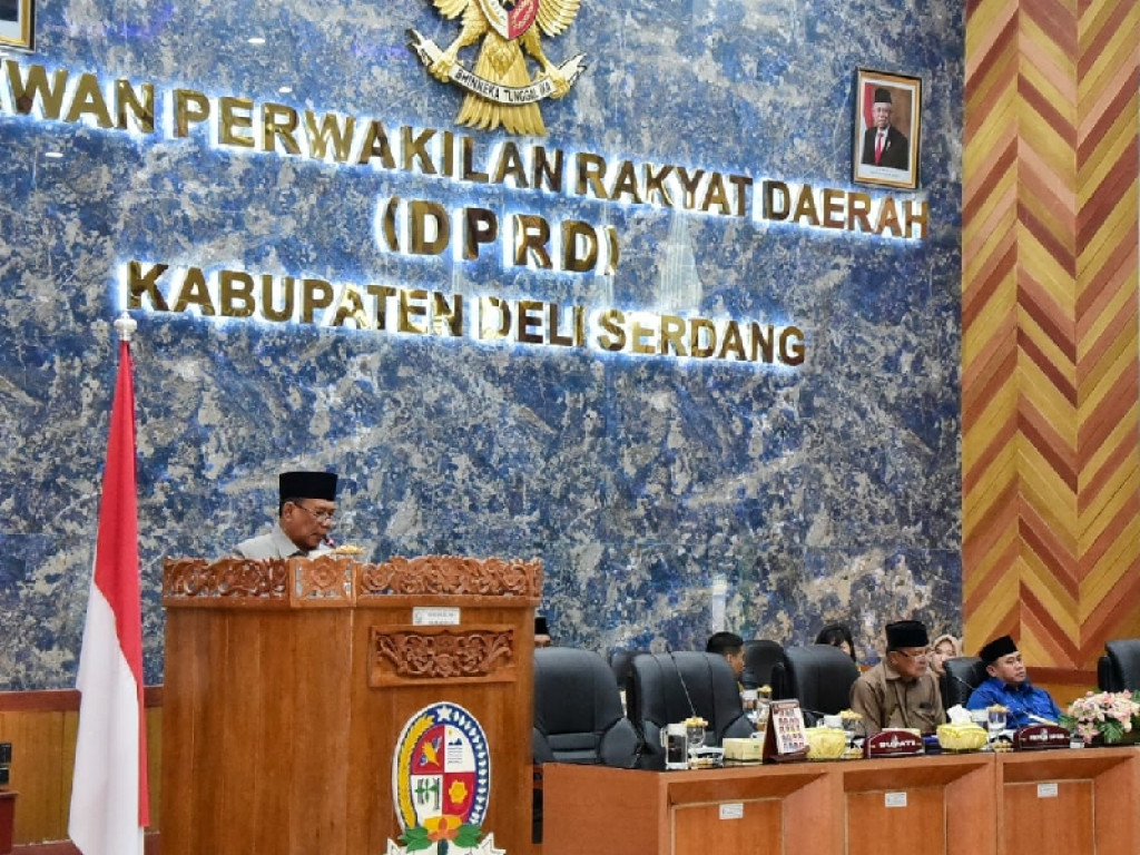Pansus DPRD Deli Serdang Serahkan Rekomendasi LKPj TA 2022 pada Bupati
