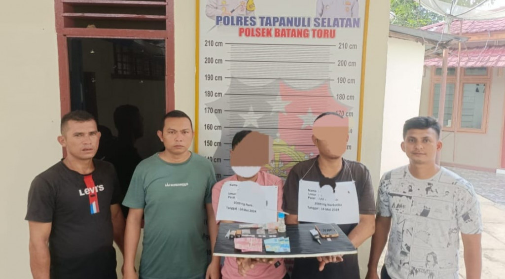 Operasi Polsek Batangtoru Berhasil Gagalkan Peredaran Sabu oleh Dua Tersangka