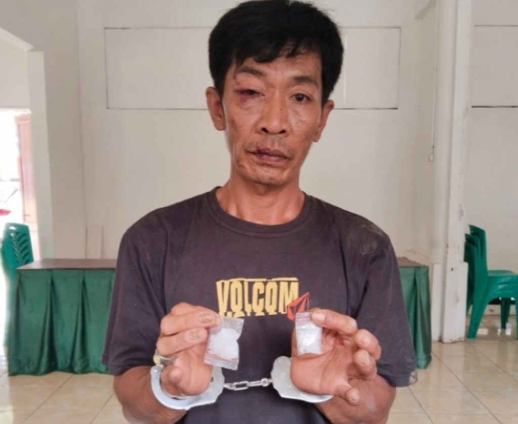 BB 7,4 Gram, Pengedar Sabu Ditangkap di Kampung Tanjung Pasir Tanah Jawa