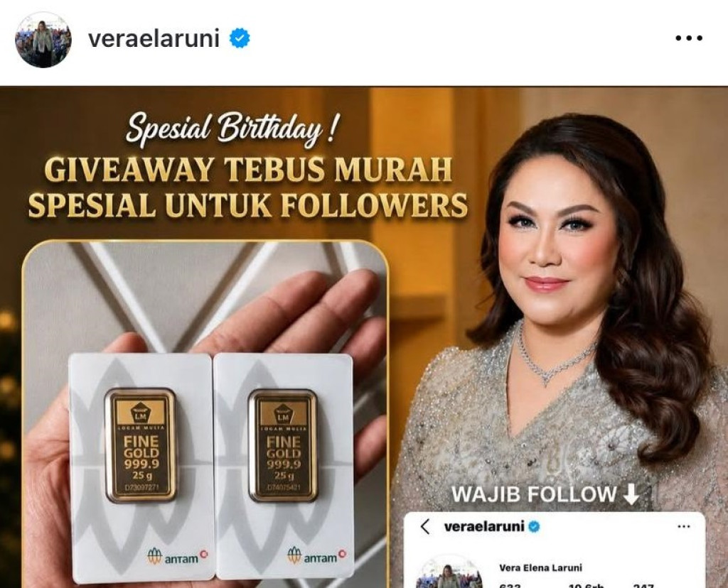 Akun Instagram Bupati Donggala Vera Laruni Diretas, Masyarakat Diimbau Hati-hati