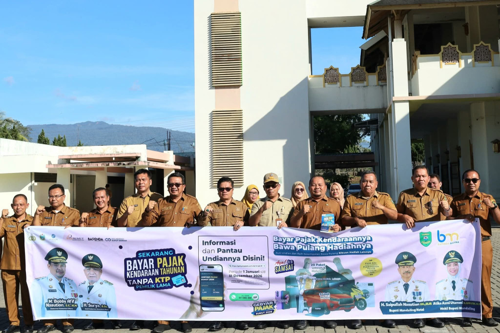 Apel Gabungan Pemkab Madina, Jadi Momen Sosialisasi Pembayaran Pajak Bermotor