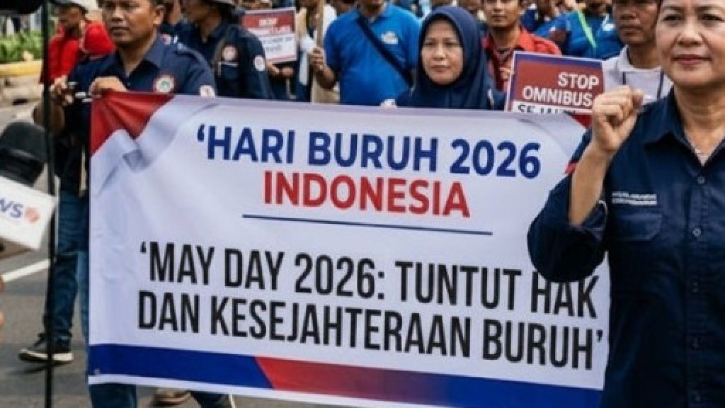 Awas Macet! Buruh Rayakan May Day Fiesta 2026 di Kawasan Monas