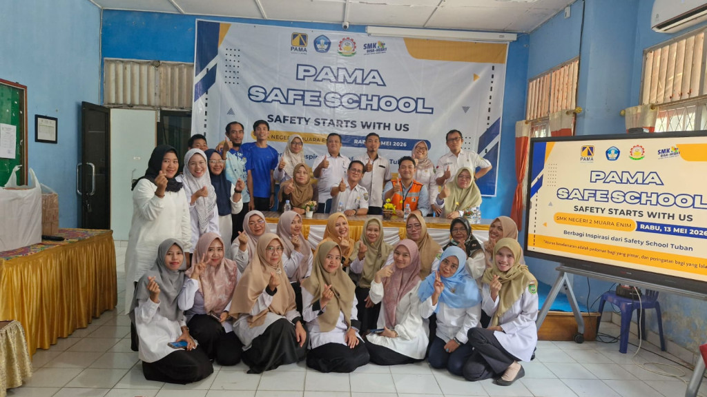 Bangun Sekolah K3LH, CSR PT Pamapersada Nusantara Dorong Komitmen Guru SMKN 2 Muara Enim lewat “Pama Safe School”