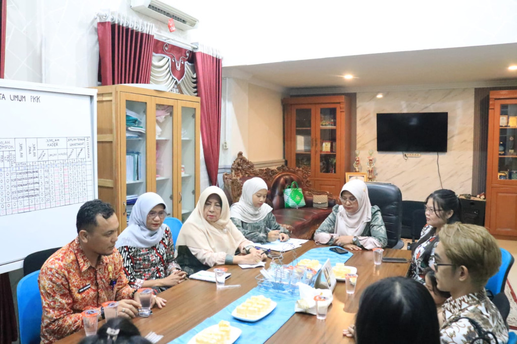 Bunda PAUD Kota Binjai Terima Audiensi Finalis Pesona Batik Nusantara asal Binjai