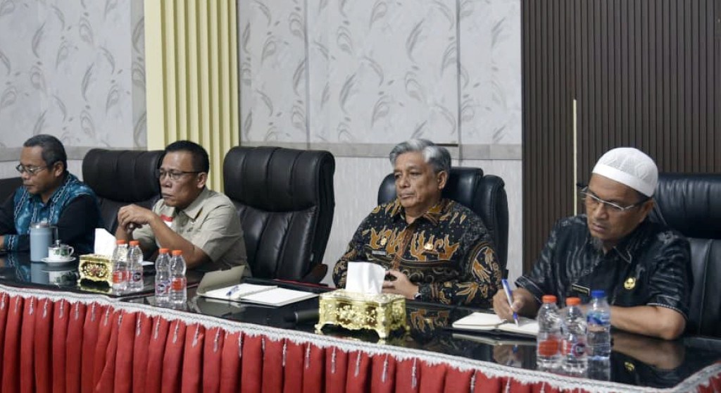 Bupati Masinton Ikuti Rapat Koordinasi Satgas PRR Pascabencana Sumatera