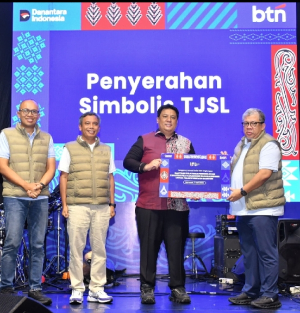 Bupati Samosir Terima TJSL Dari PT Bank Tabungan Negara (Persero) Tbk