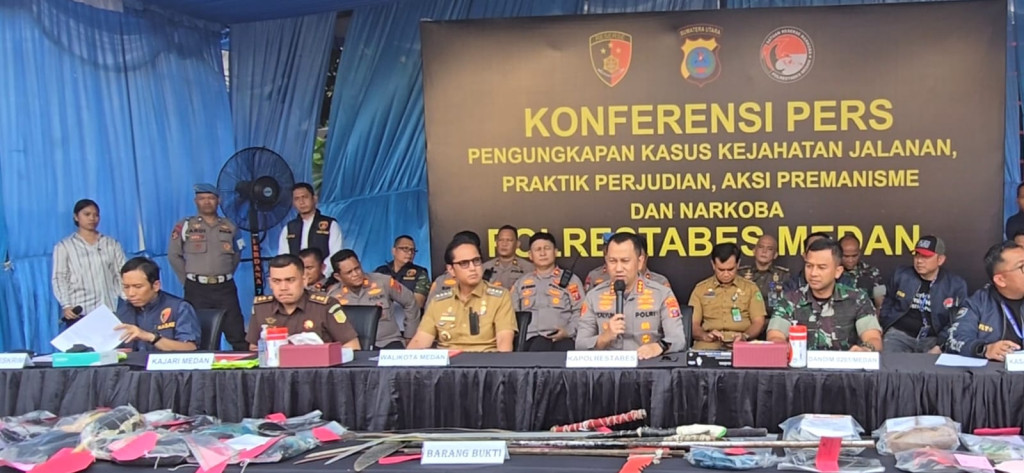 Dua Pekan, 21 Pelaku Tindak Pidana Ditembak Polrestabes