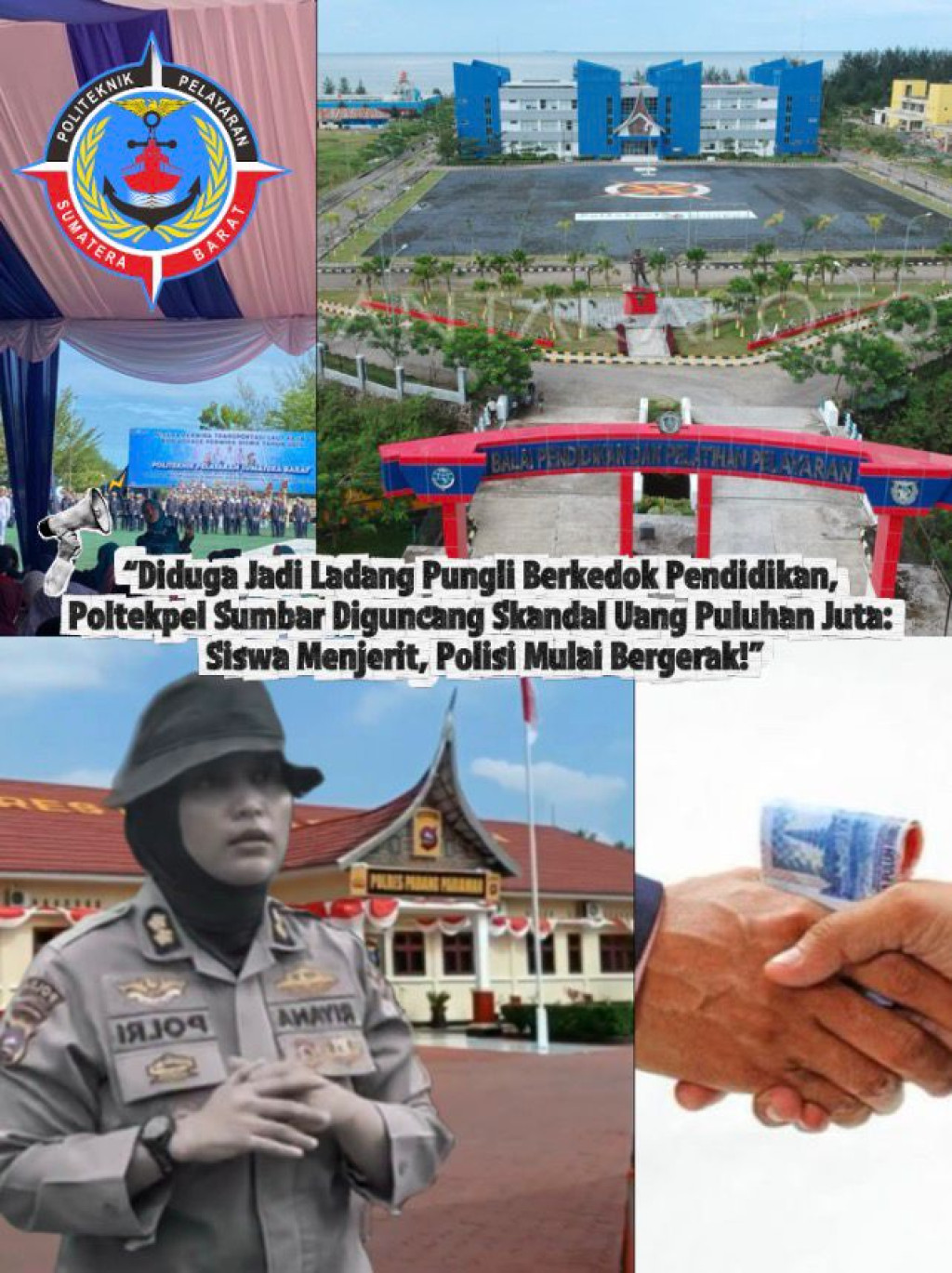 Dugaan Pungli dan “Permainan Kelulusan” di Poltekpel Sumbar Bergulir, Polres Padang Pariaman Siap Panggil Pihak Kampus
