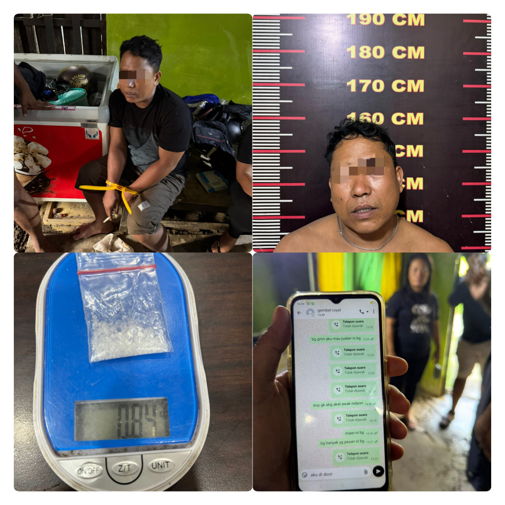 Gerak Cepat Polsek Tanjung Pura Gagalkan Dugaan Peredaran Sabu, Berbagai Barang Bukti Berhasil Diamankan