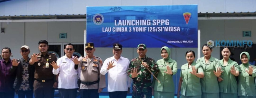Hadiri Launching Satuan Pelayanan Pemenuhan Gizi Yonif 125/Si’mbisa,Bupati Karo:Perkuat  Kerja Sama dan Kebersamaan Demi kemajuan
