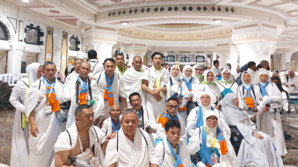 Jemaah Haji Kloter 29 KJT Asal Sumedang Selesaikan Sa’i Umrah Wajib dan Tahalul dengan Lancar