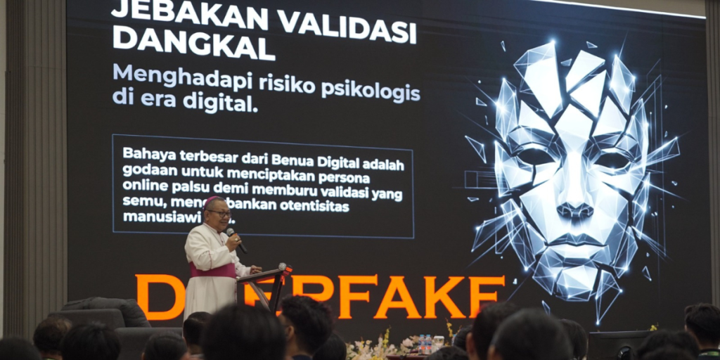 Kebisingan Digital, Uskup Didik Ingatkan Komsos Tak Sekadar Pengguna Teknologi