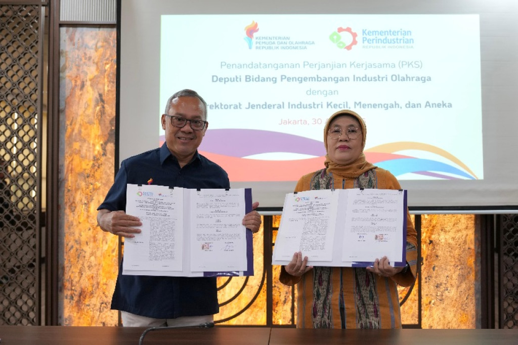 Kolaborasi Kemenpora-Kemenperin Diperkuat, Industri Olahraga Nasional Dibidik Tembus Pasar Global