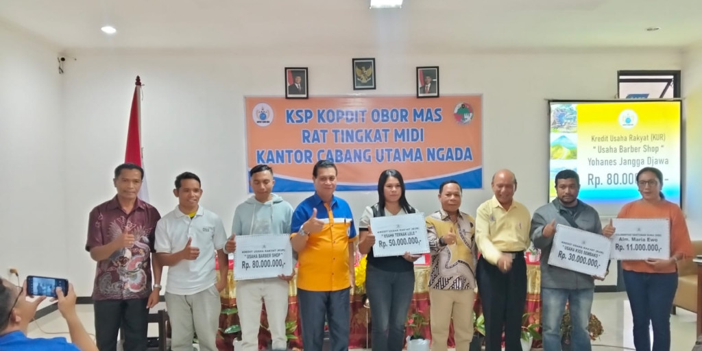 Koperasi Harus Punya Mimpi Besar! Bupati Ngada Buka RAT Mini Obor Mas, Tegaskan Kunci Kekuatan Ada pada Persatuan Anggota