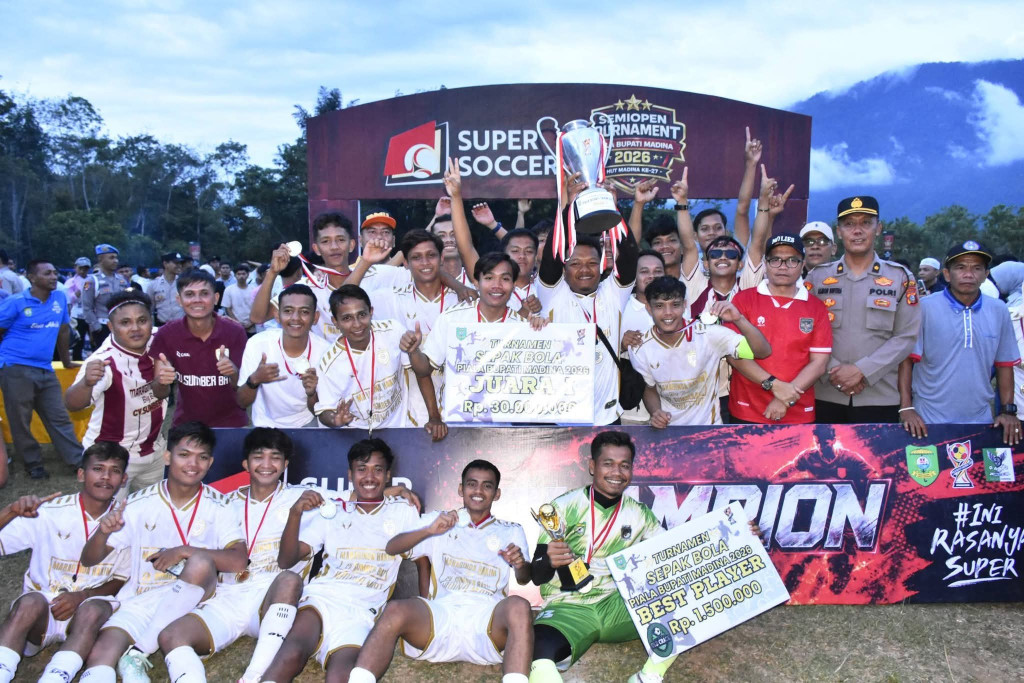 Maraginda Hakim Sukses Nakodai GMPM Juarai Bupati Cup II Madina 2026