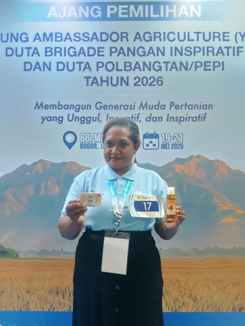 Mega Kapaur Wakili Fakfak ke Tahap Nasional Young Ambassador Agriculture 2026