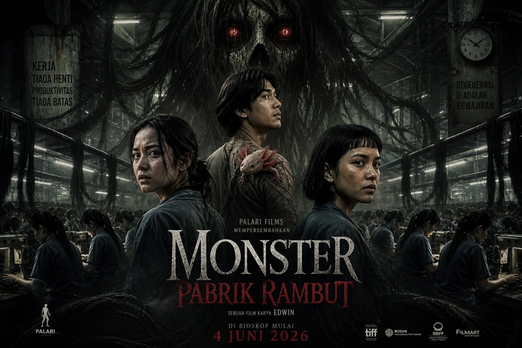 Monster Pabrik Rambut Rilis Trailer, Angkat Horor Dunia Kerja yang Menekan