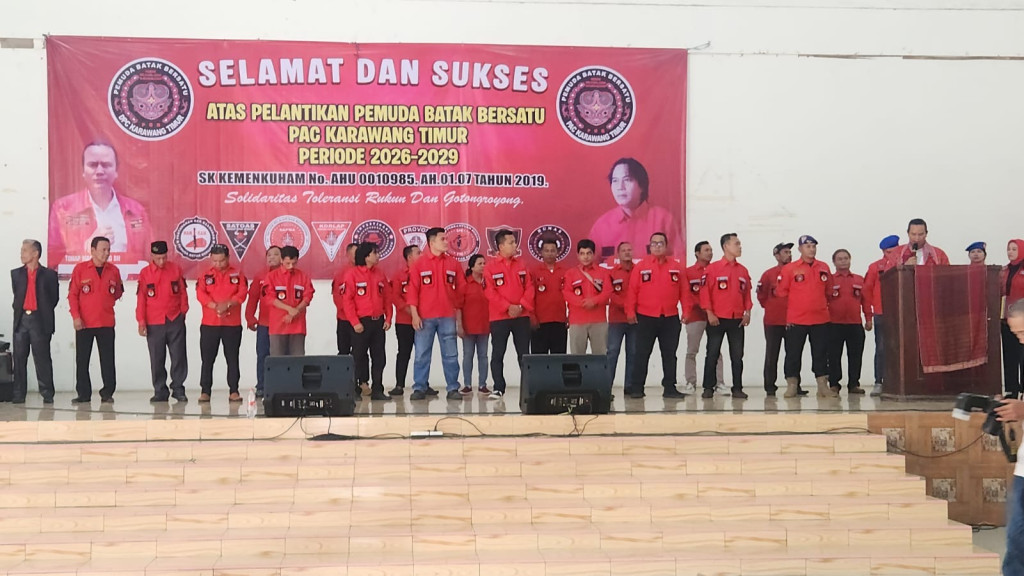 Pelantikan PAC Pemuda Batak Bersatu Karawang Timur Periode 2026–2029 Resmi Digelar
