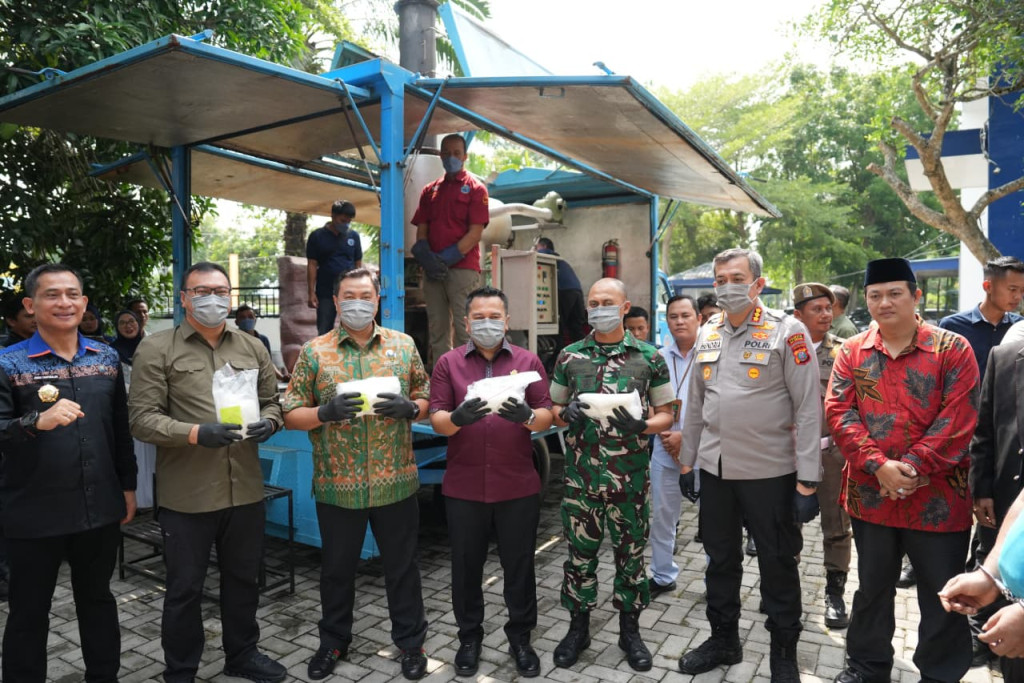 Pemusnahan Barang Bukti Narkotika Jenis Sabu di Kantor Badan Narkotika Nasional Deli Serdang